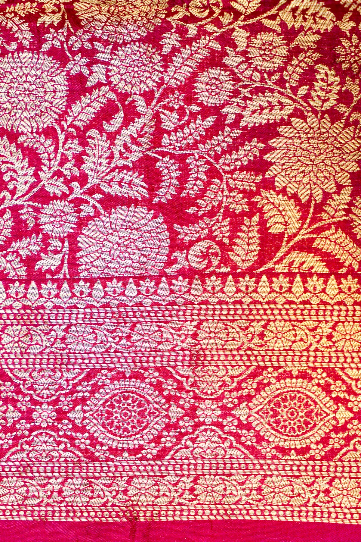Banarasi Yellow Blended Moonga Silk Saree