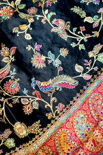 Banarasi Black Blended Gajji Silk Saree