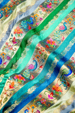 Banarasi Firozi Blended Satin Silk Saree