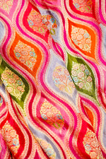 Banarasi Pink Blended Moonga Silk Saree