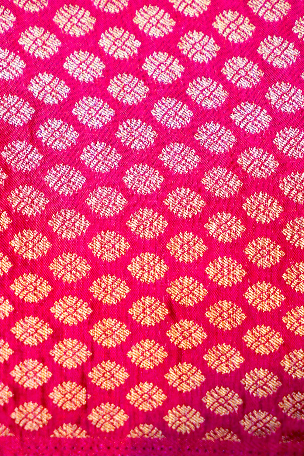 Banarasi Pink Blended Moonga Silk Saree