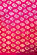 Banarasi Pink Blended Moonga Silk Saree