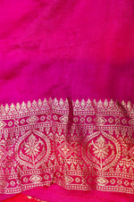 Banarasi Pink Blended Moonga Silk Saree