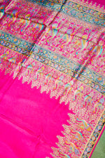 Banarasi Rani Pink Blended Moonga Silk Saree