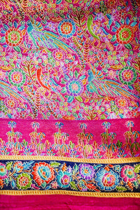 Banarasi Rani Pink Blended Moonga Silk Saree