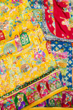 Banarasi Yellow Blended Moonga Silk Saree