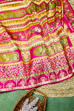 Banarasi Rani Pink Blended Moonga Silk Saree