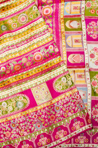 Banarasi Rani Pink Blended Moonga Silk Saree