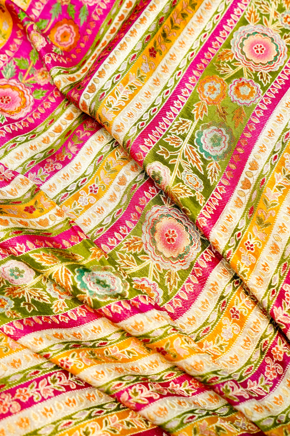 Banarasi Rani Pink Blended Moonga Silk Saree