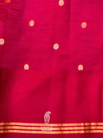 Handwoven Green Banarasi Katan Soft Silk Saree