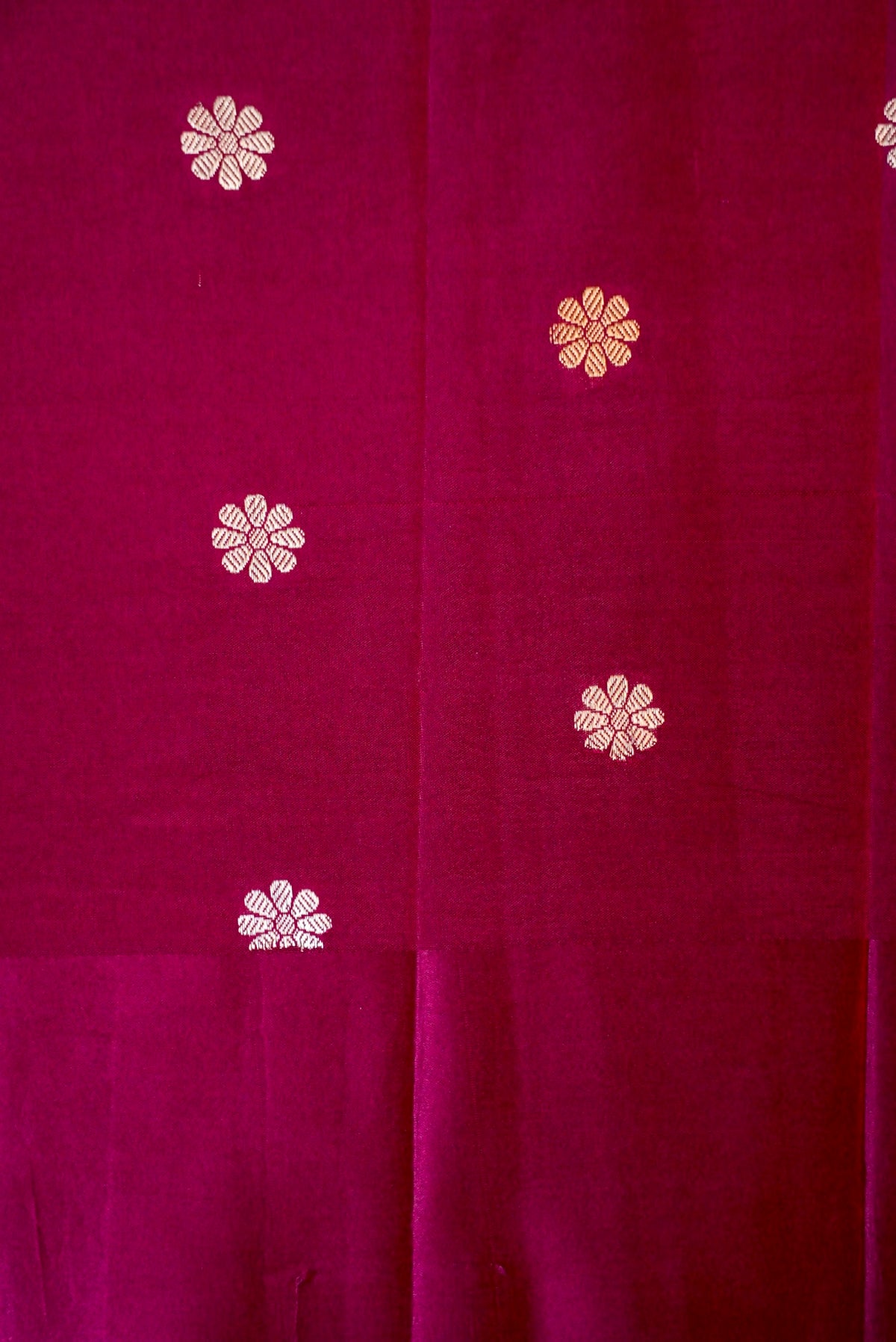 Handwoven Wine Banarasi Katan Soft Silk Saree