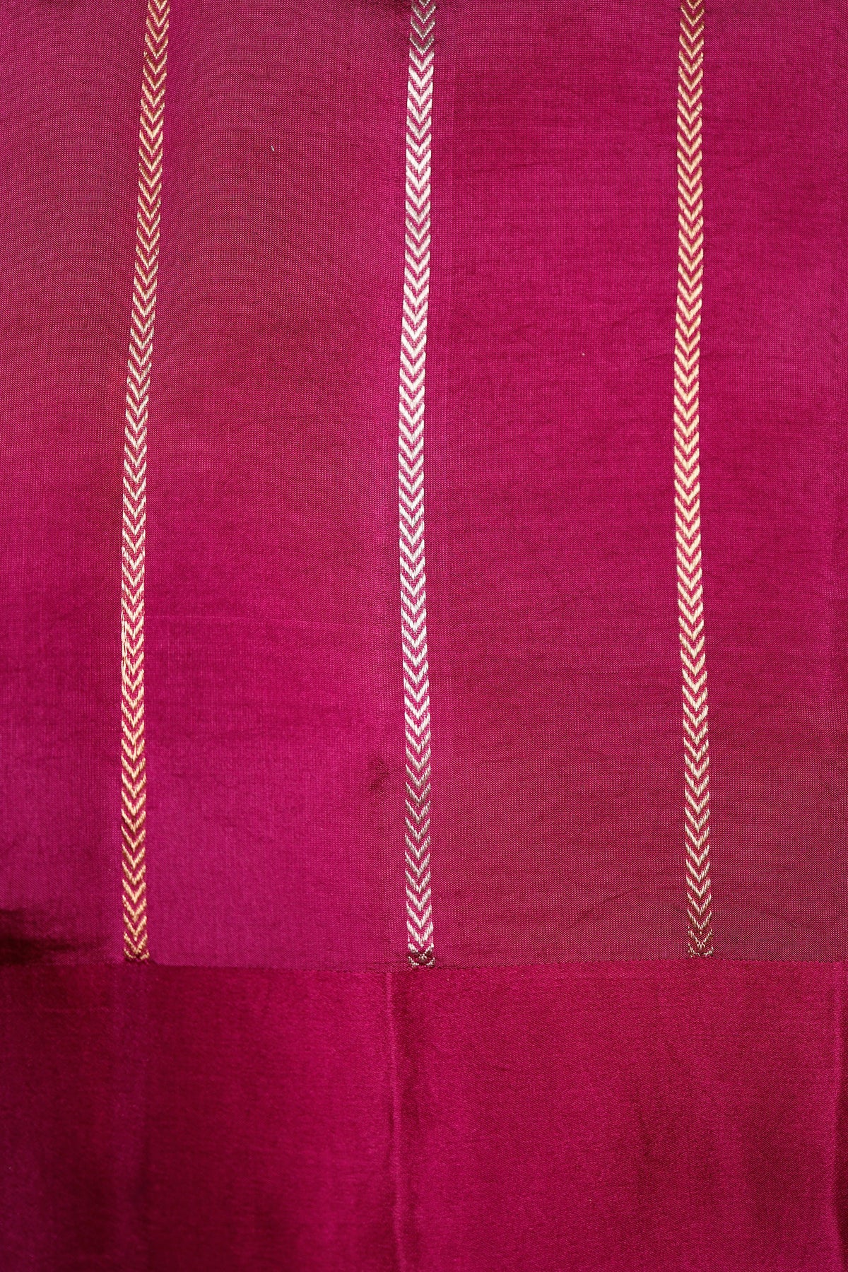 Handwoven Rani Pink Banarasi Katan Soft Silk Saree