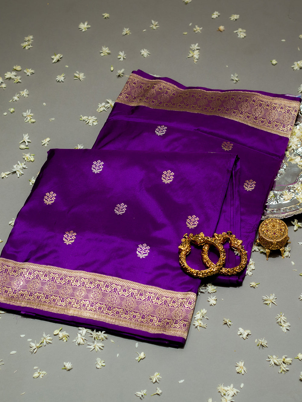 Handwoven Banarasi Katan Silk Saree