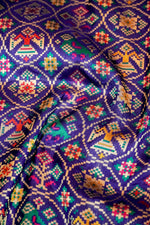 Handwoven Blue Banarasi Katan Silk Saree