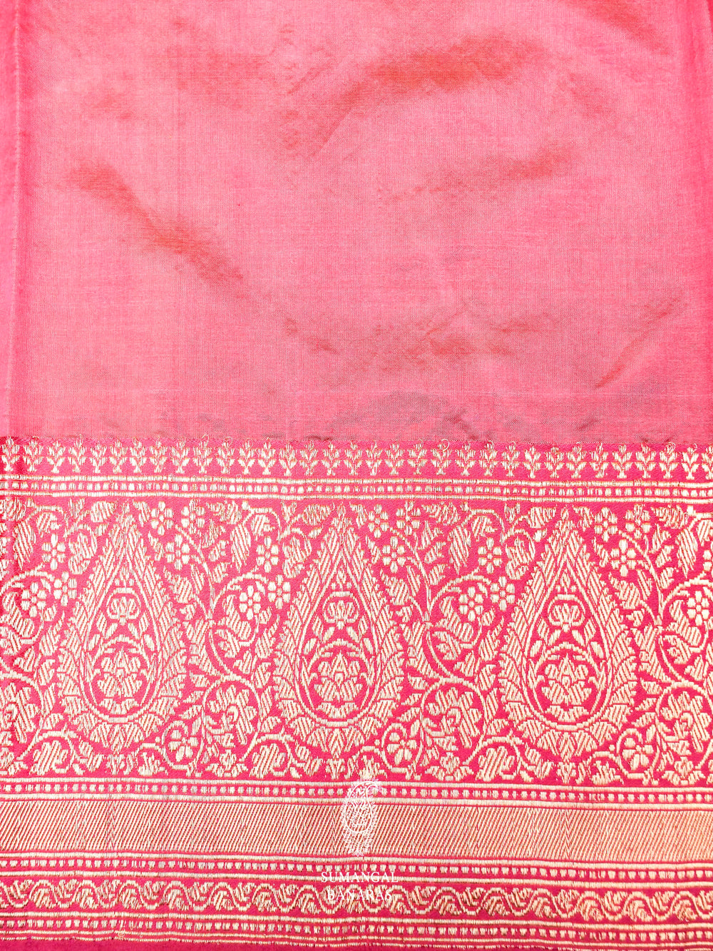 Handwoven Baby Pink Banarasi Katan Silk Saree