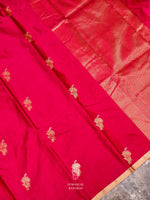 Handwoven Muse Pink Katan Silk Saree
