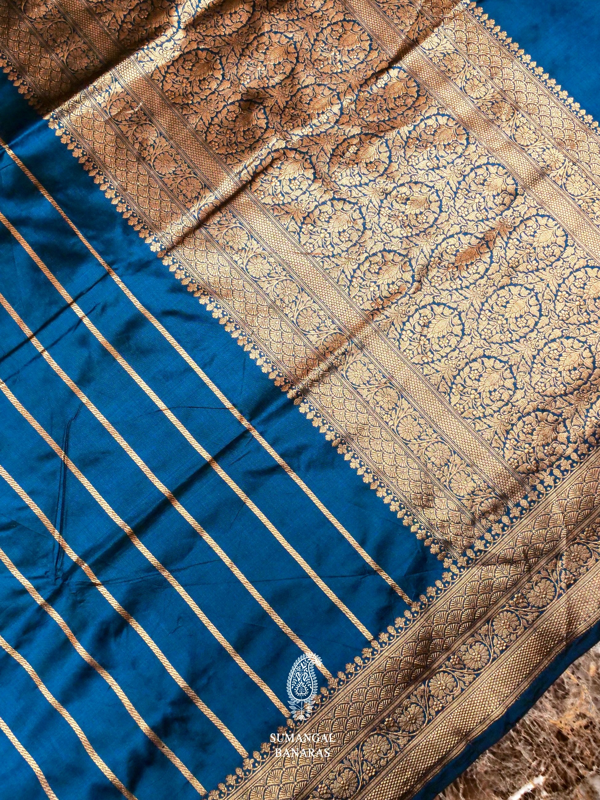 Opulent Banarasi Tissue Silk Saree: Elegance and Luxury - Sanskriti Cuttack