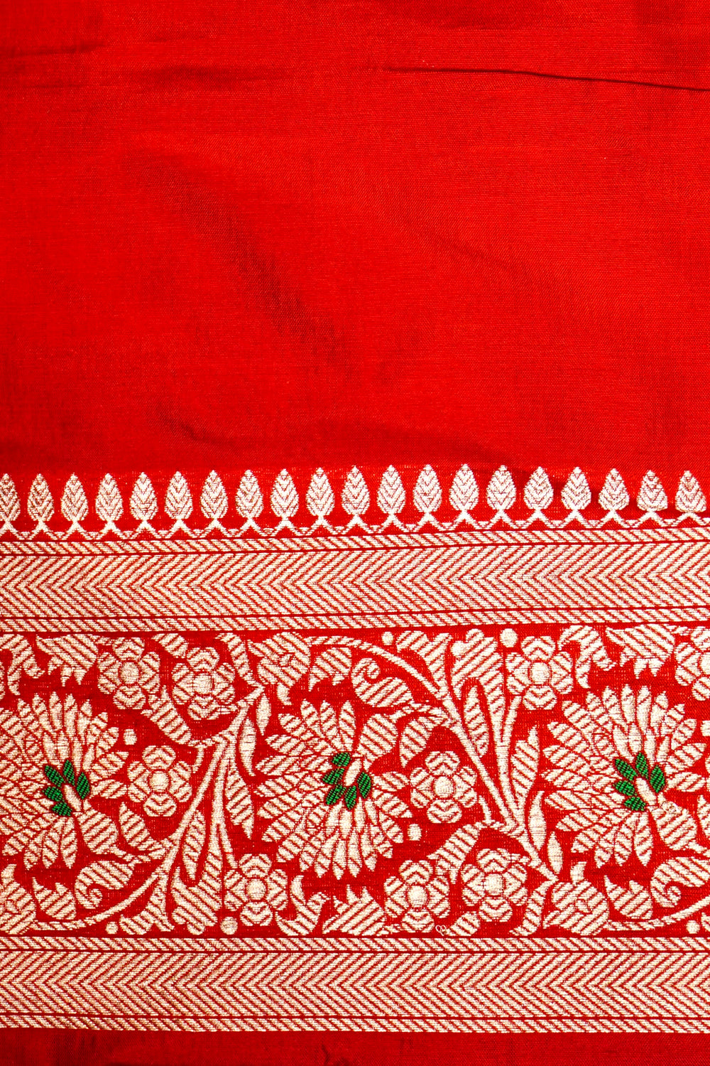 Handwoven Red Banarasi Katan Silk Saree