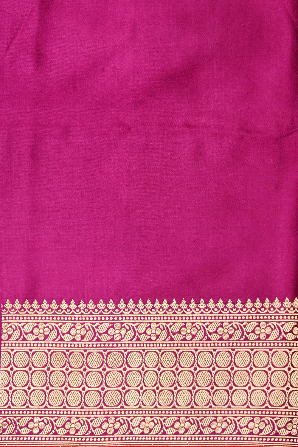 Handwoven Rani Pink Banarasi Katan Silk Saree