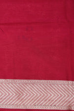 Handwoven Red Kadhwa Banarasi Katan Silk Saree