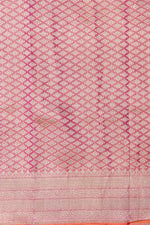 Handwoven Blush Pink Banarasi Katan Tissue Silk Saree