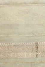 Handwoven Ivory Gold Banarasi Katan Tissue Silk Saree