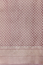 Handwoven Rose Pink Banarasi Katan Tissue Silk Saree