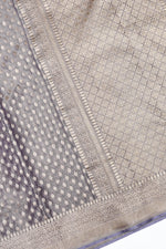 Blush Pink Booti Katan Tissue Handwoven Banarasi Saree