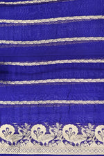 Handwoven  Lavender Banarasi Organza Saree