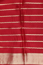 Handwoven Blush Peach Banarasi Organza Saree