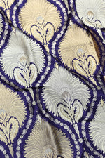 Indigo Blue Sona Roopa Katan Silk Handwoven Banarasi Saree