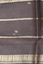 Handwoven Brown Banarasi Organza Saree
