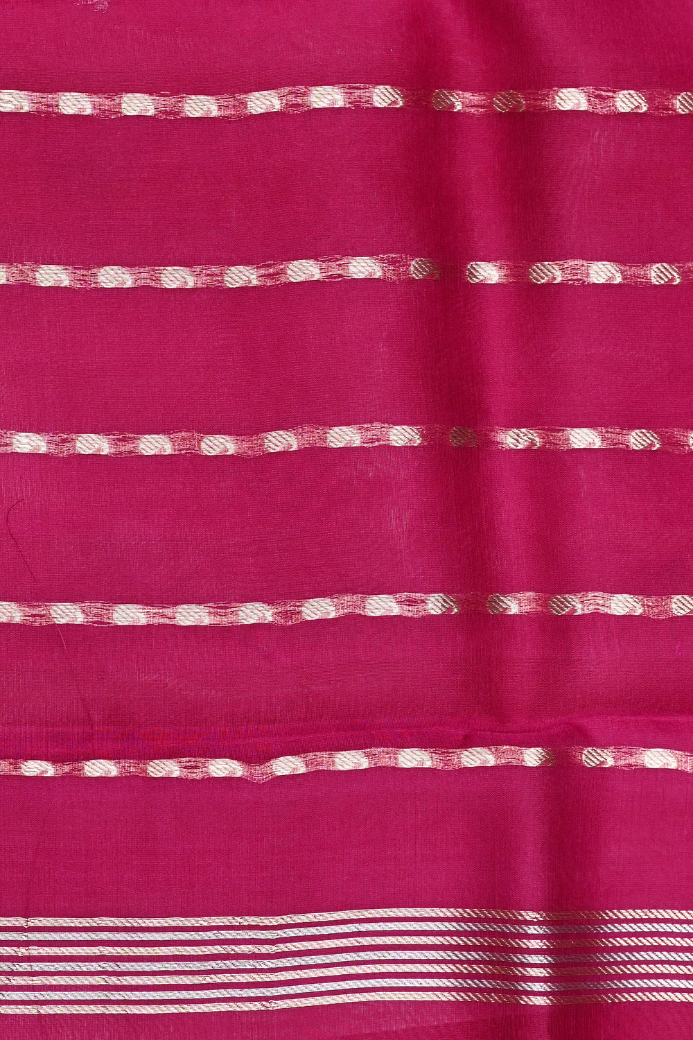 Handwoven Magenta Banarasi Organza Saree