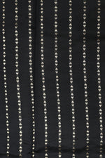 Handwoven Jet Black Banarasi Organza Saree