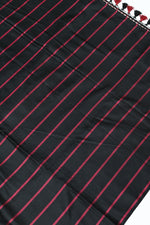 Handwoven Black Banarasi Katan Silk Saree