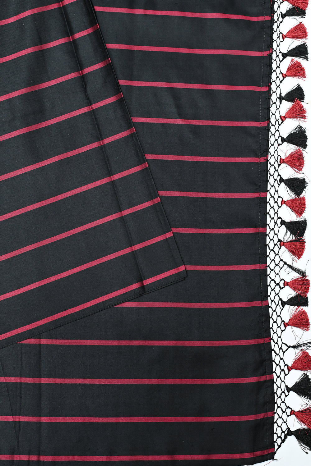 Handwoven Black Banarasi Katan Silk Saree