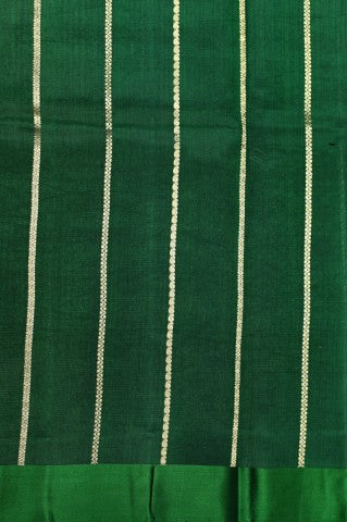 Handwoven Royal Green Banarasi Katan Silk Saree