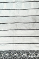 Handwoven White Banarasi Katan Silk Saree