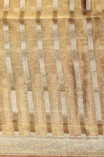 Handwoven Antique Gold Banarasi  Tissue Silk Saree