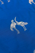 Handwoven Royal Blue Banarasi Katan Silk Saree