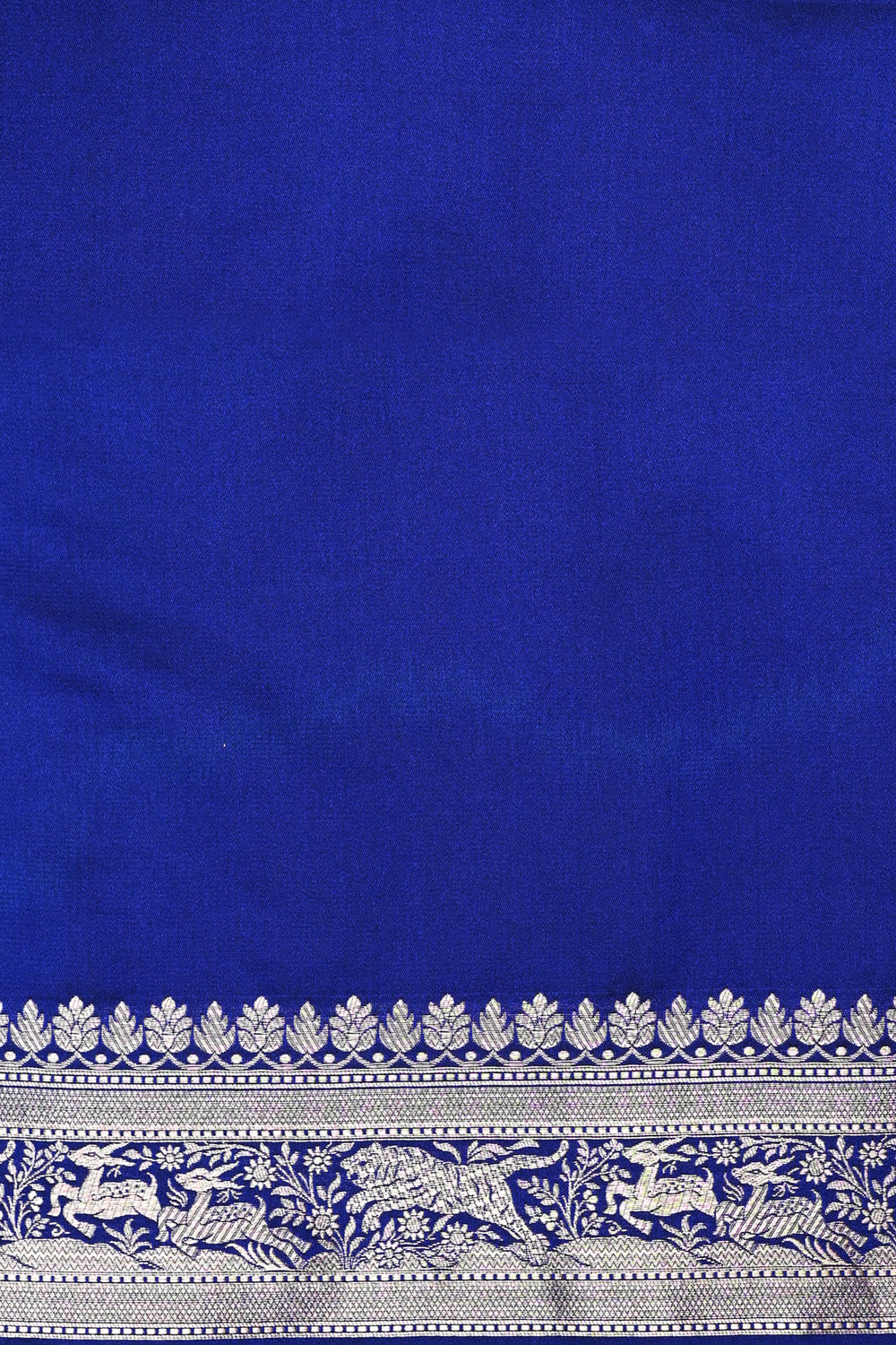 Handwoven  Royal Blue Banarasi Katan Silk Saree
