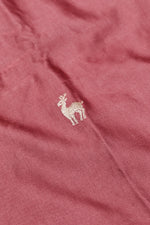 Handwoven Wine Pink Banarasi Moonga Silk Saree