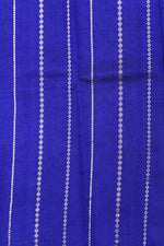 Handwoven Royal Indigo Blue Banarasi Katan Silk Saree