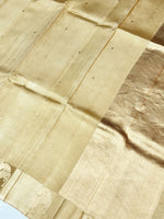 Beidge Tan Motif Katan Silk Handwoven Banarasi Saree