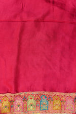 Mustard Yellow Kalamkari Moonga Silk Blended Saree