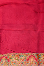Grey Kalamkari Moonga Silk Blended Saree