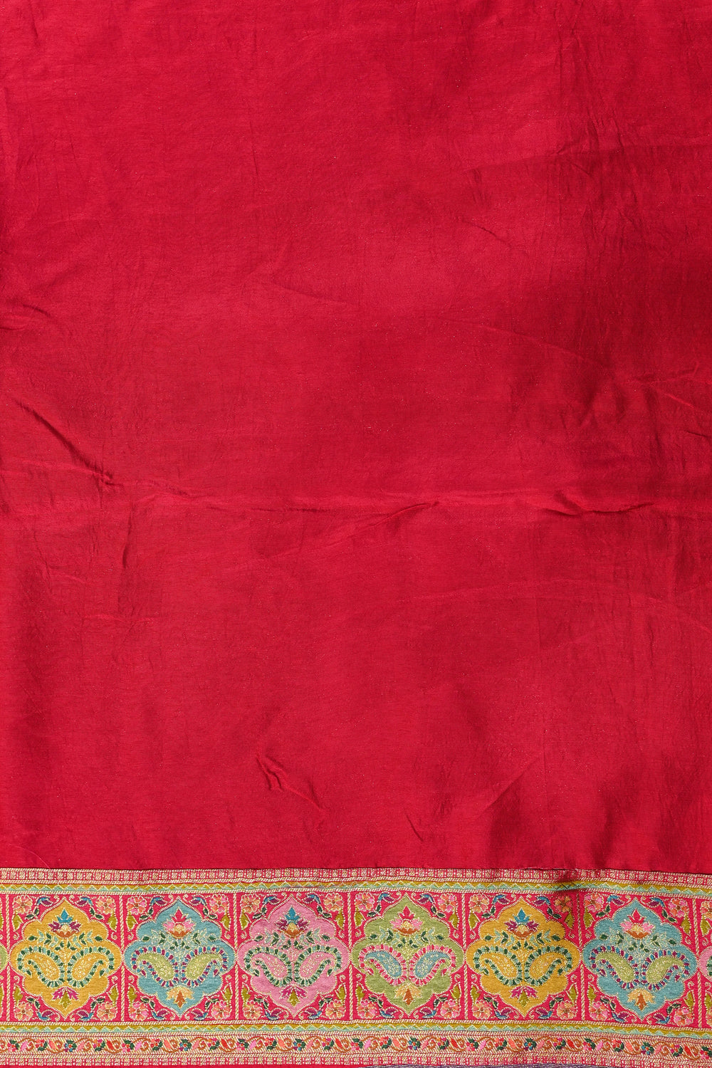 Grey Kalamkari Moonga Silk Blended Saree