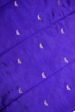 Handwoven Royal Blue Banarasi Katan Silk Suit