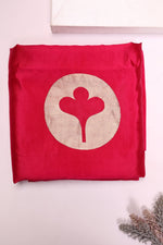 Handwoven Pinkish Red Banarasi Katan Silk Co - ord Set