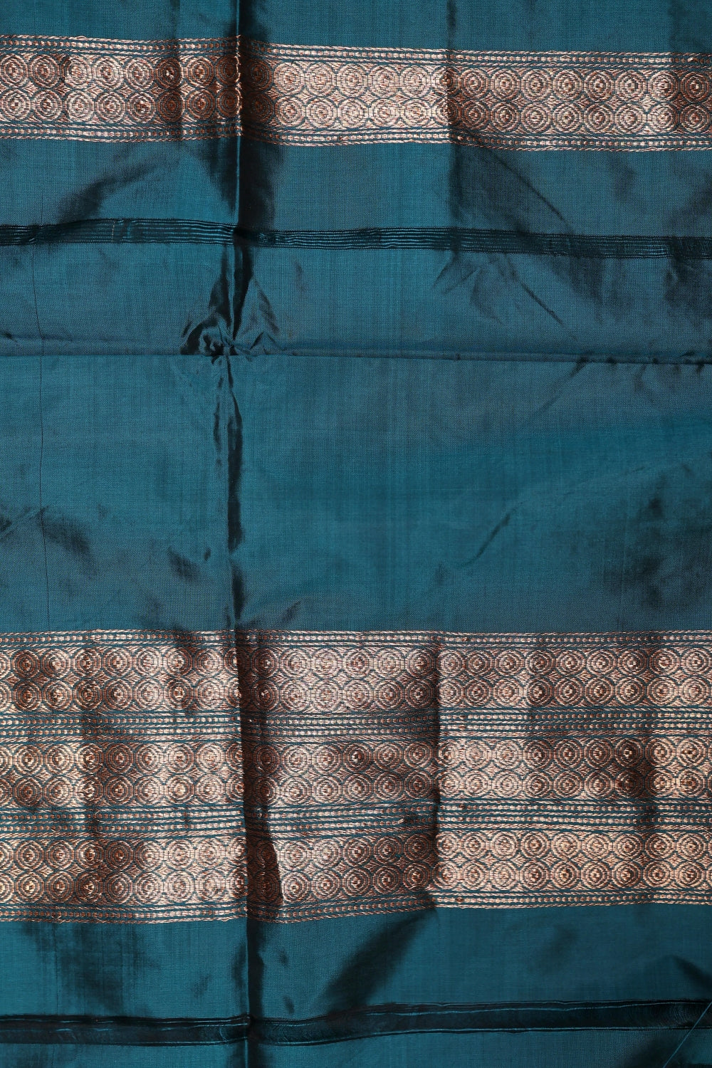 Handwoven Peacock Green Banarasi Katan Silk Suit